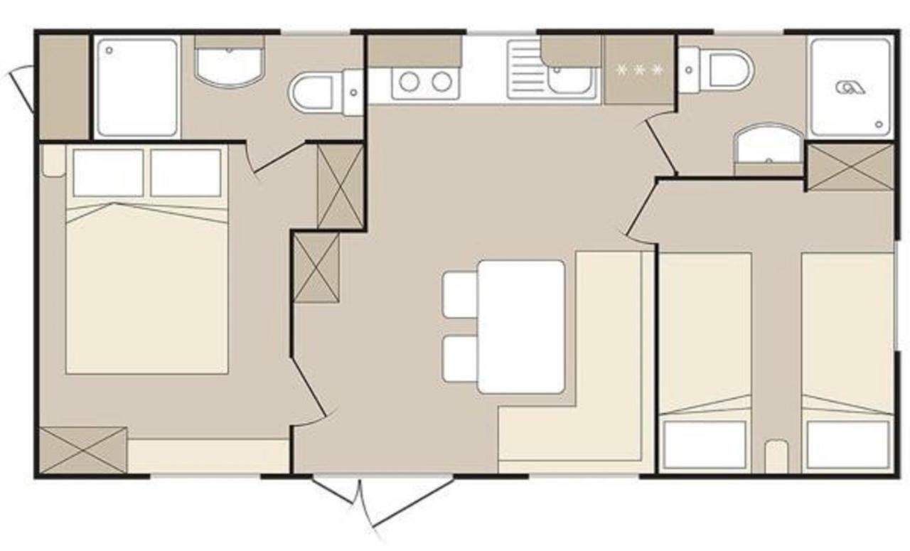 Mobile Homes 'Jakov', Camp Soline Биоград на Мору Екстериор снимка